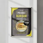 Cartel restaurante burger