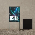 Cartel exterior calle