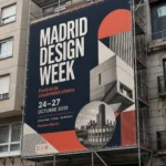 Lona impresa para fachada edificios